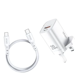 USB-C PD FAST WALL CHARGER 20W VFAN UK03