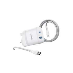 YESIDO QUICK CHARGER 45W + FAST CHARGING DATA CABLE- YC156